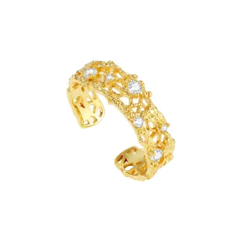OOAK S925 Silver Fashion Versatile Ring Women's