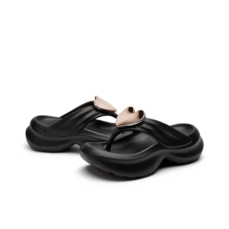 JOSINY Quiet, Odor Resistant, Quick Dry, Antibacterial Flip Flops Women's-2