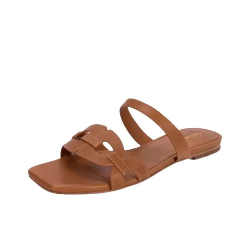 COCCINELLE Slip Resistant Slide Slippers Women's Caramel-2