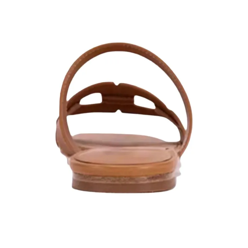 COCCINELLE Slip Resistant Slide Slippers Women's Caramel-3