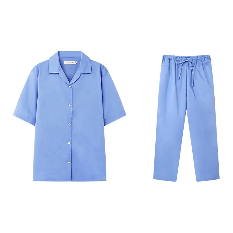 CICADAHOME Summer Pajama Set Men's 2 Pack Sky Blue-0