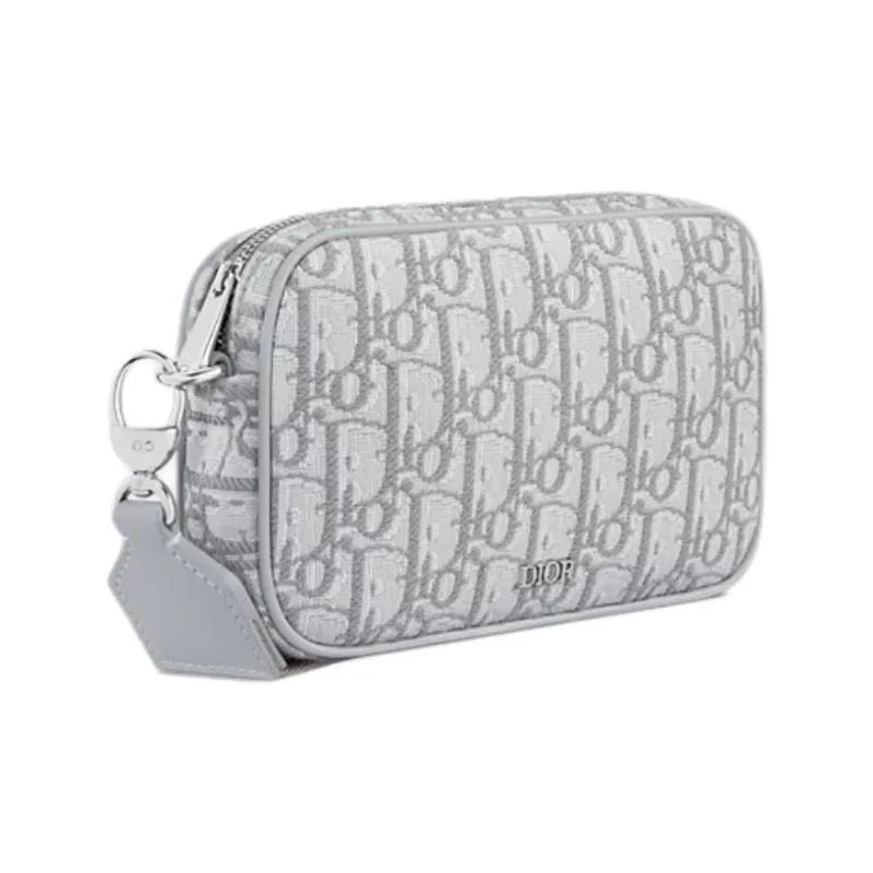 DIOR Cotton Crossbody Bag, Shoulder Bag Trumpets Kids' Gray-2