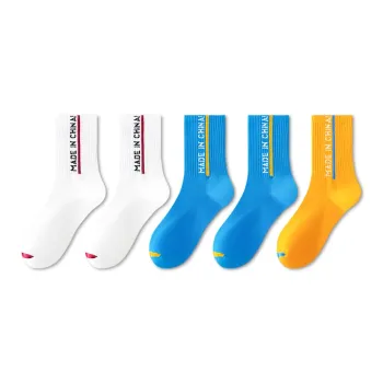 LUOLIAN Mid Calf Socks Men's 5 Pack