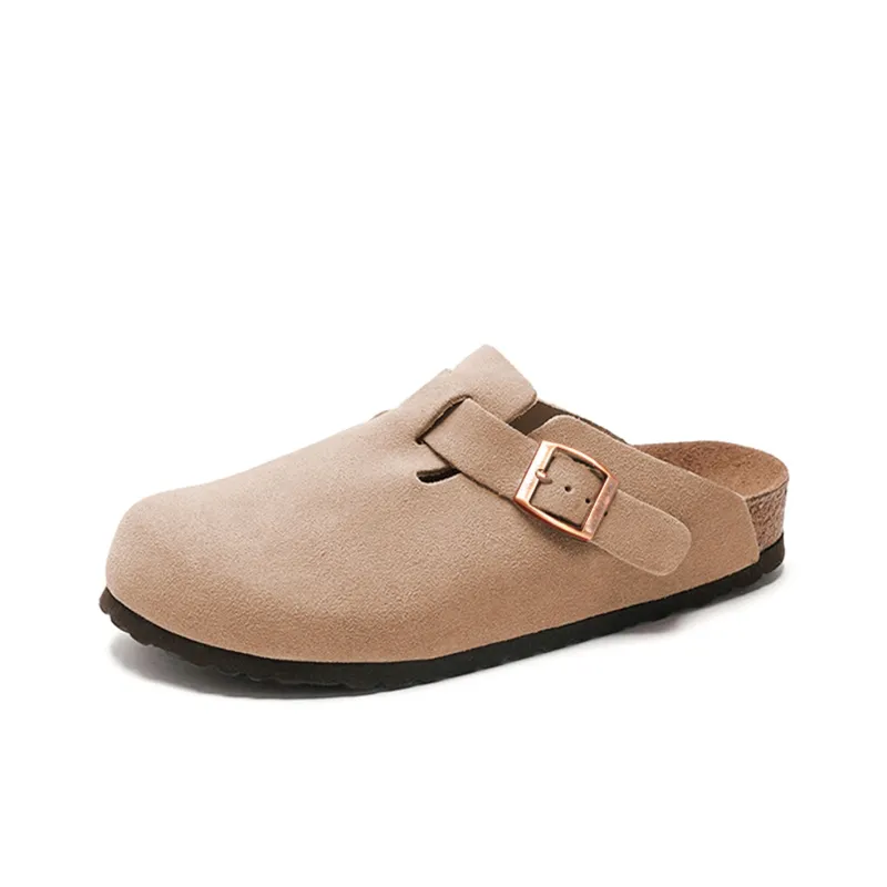 KANGLONG Closed Toe Slippers Slip on Half Sole Birkenstock Style Shoes Summer Unisex-9