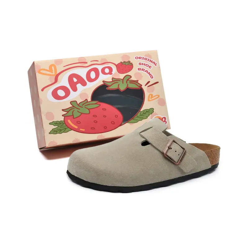 OAOQ Quiet Abrasion Resistant Slip Resistant Closed Toe Slippers Unisex-15