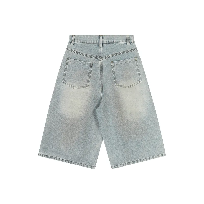 VINMUK Denim Shorts Unisex Blue-1