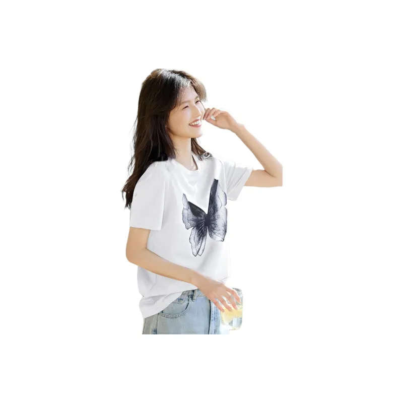 XWI T Shirts Women's Raw White-1