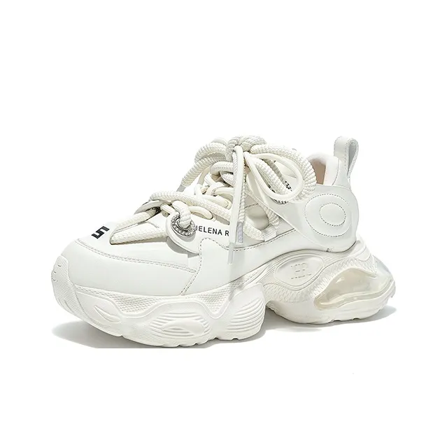HR Low Top Chunky Sneakers Women's Ecru-0
