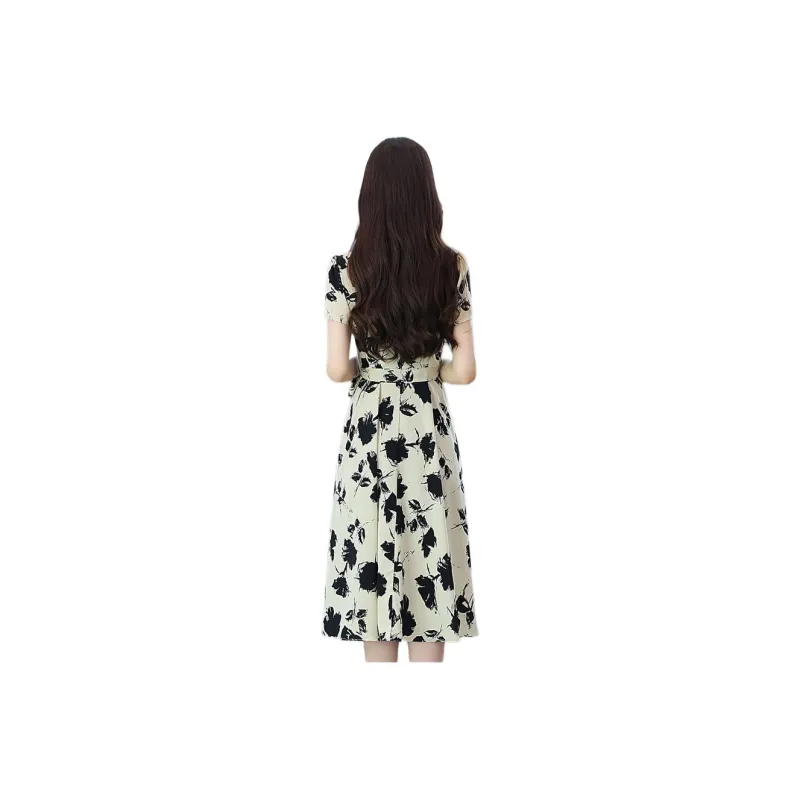 Mu Xiao Xin Short Sleeved Dress Women's-2