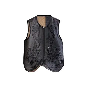 Cypress House Vests Women's Black