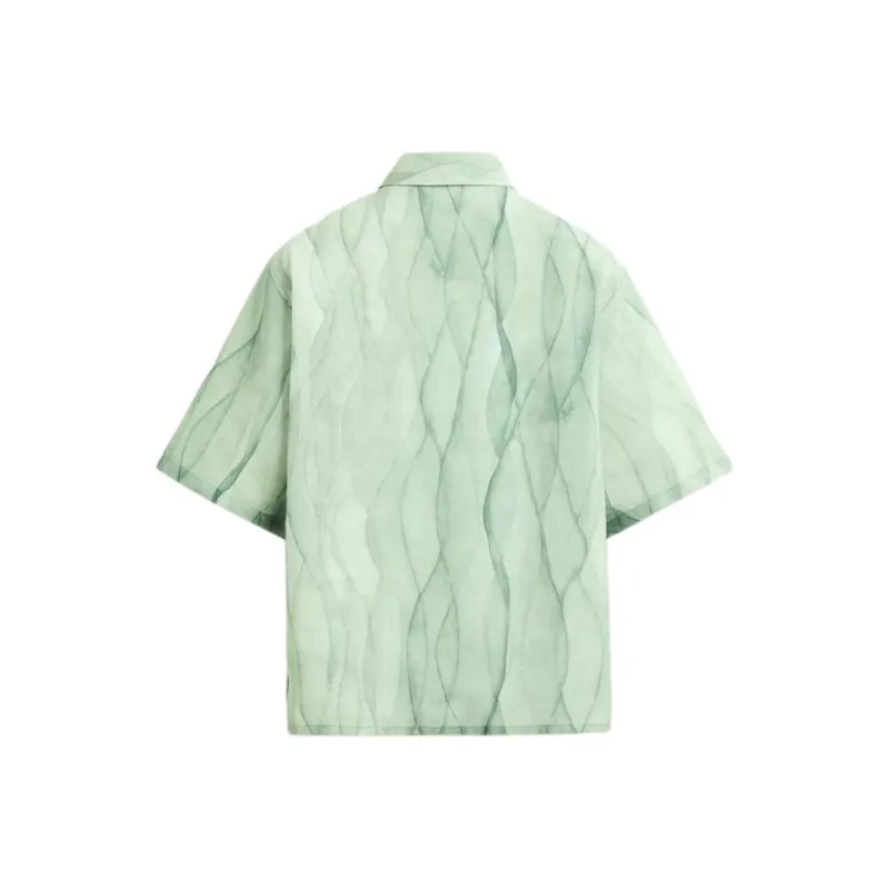ZARA Shirts Men Lake Green-1