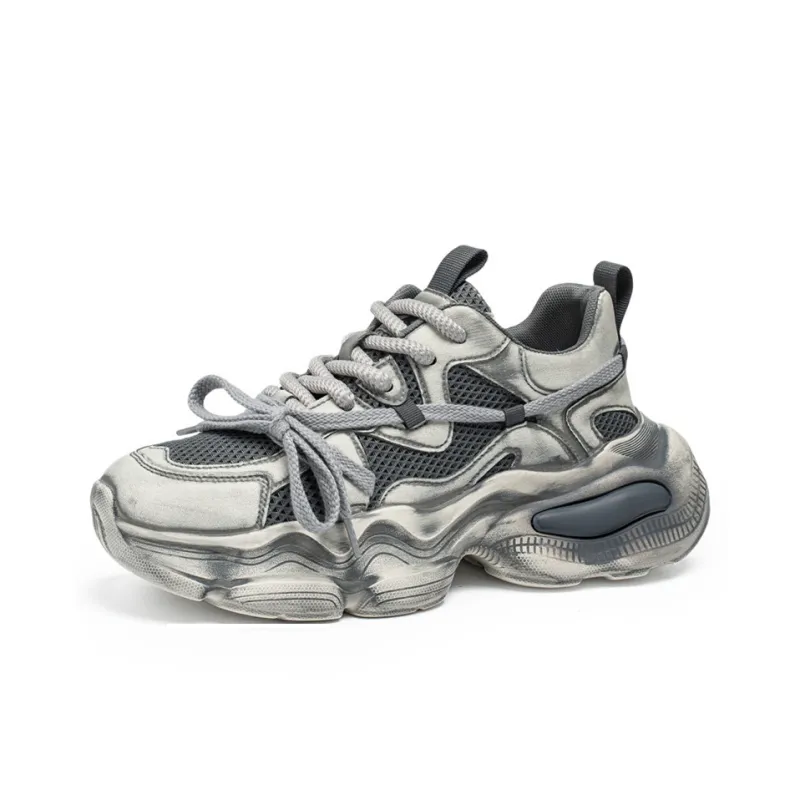 HACKBUTEER Low Top Chunky Sneakers Men's Box Included-6