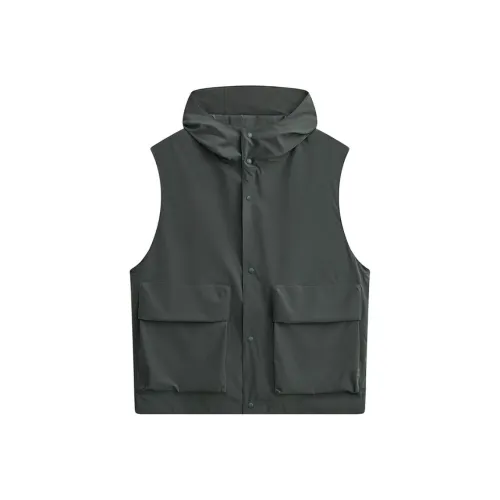 MODE COMMUTER Hooded Water Repellent Woven Vest Men's