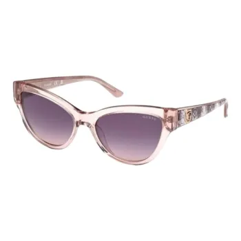 GUESS Acetate Cat Eye Sunglasses Women's Transparent