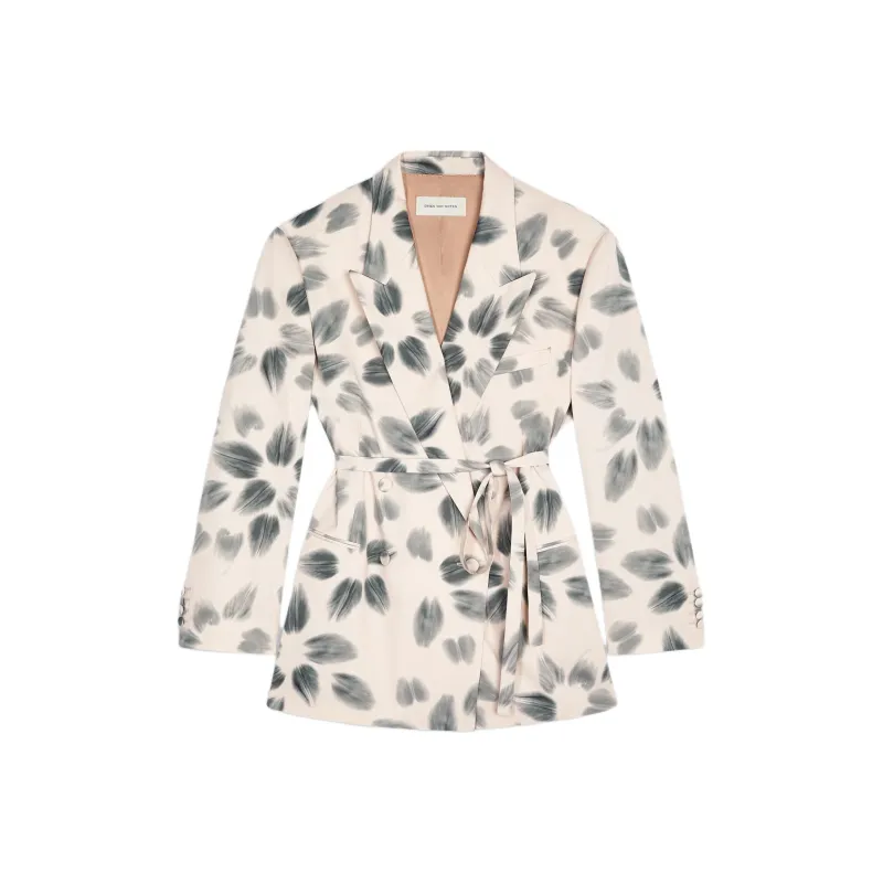 DRIES VAN NOTEN Business Suit Coat Women's White-0