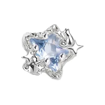 Masw S925 Silver Stud Earrings Women's