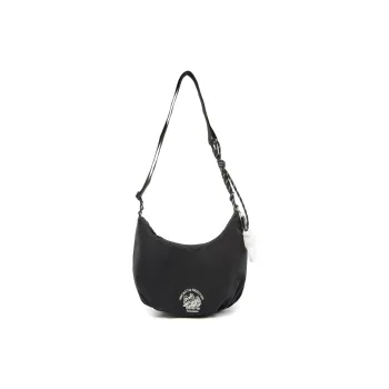 LiNing Disney, Collaboration Sports Life Collection Nylon Shoulder Bag, Crossbody Bag Regular Unisex Black