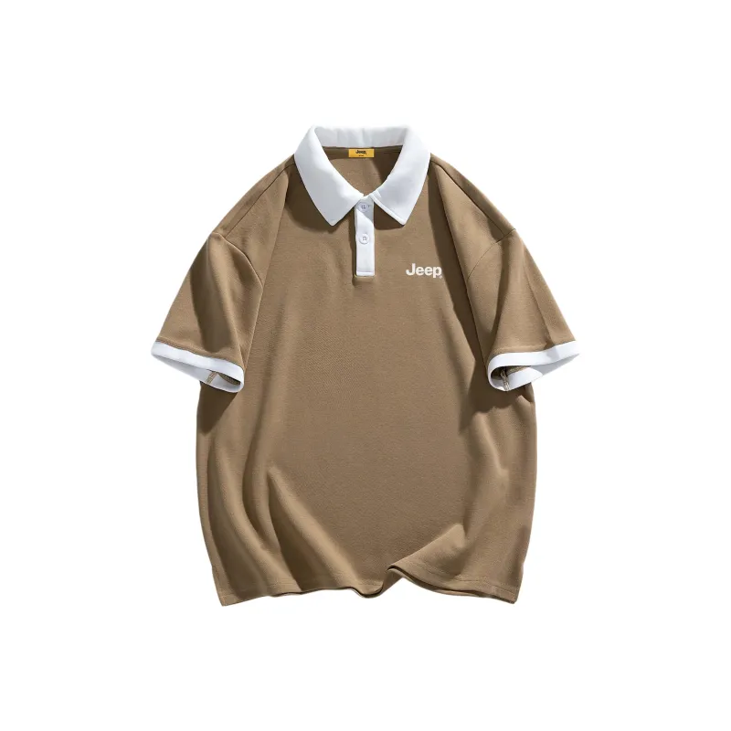 Jeep Short Sleeved Polo Shirt Men's-13