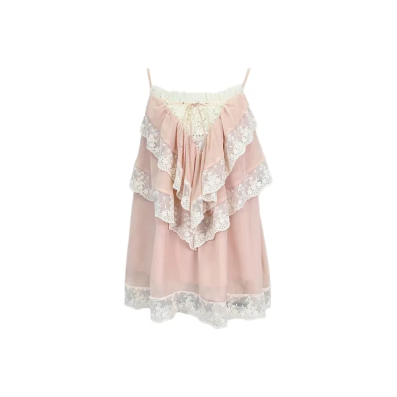 COVER TIME Slip Dresses Women's Pink-0