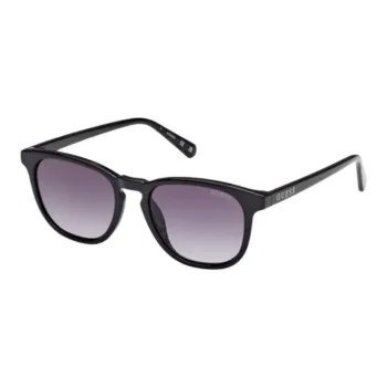 GUESS Injection Round Sunglasses Men's Black