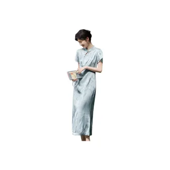 XWI Cheongsams Women's Lake Blue