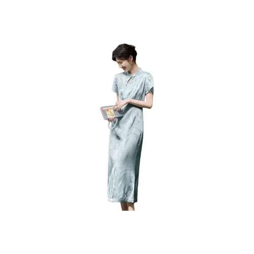 XWI Cheongsams Women's Lake Blue