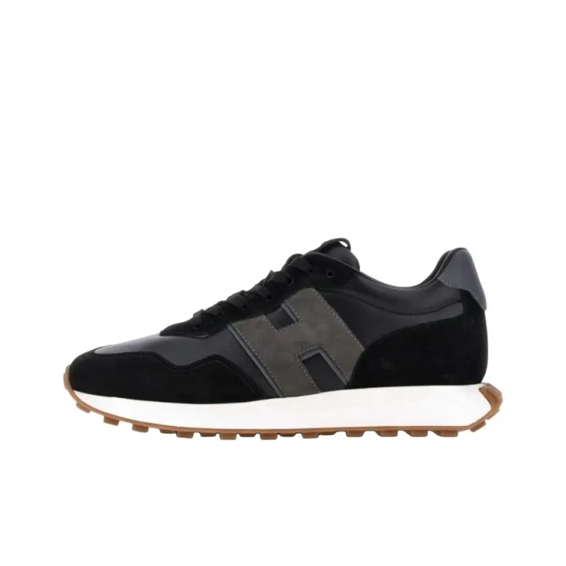 HOGAN H601 Low Top Casual Shoes Men's Dark Gray-0