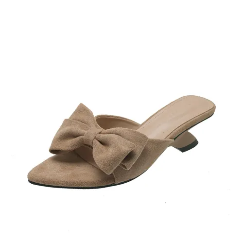 AJPAP Rubber Sole Odor Resistant, Abrasion Resistant Slide Slippers Women's