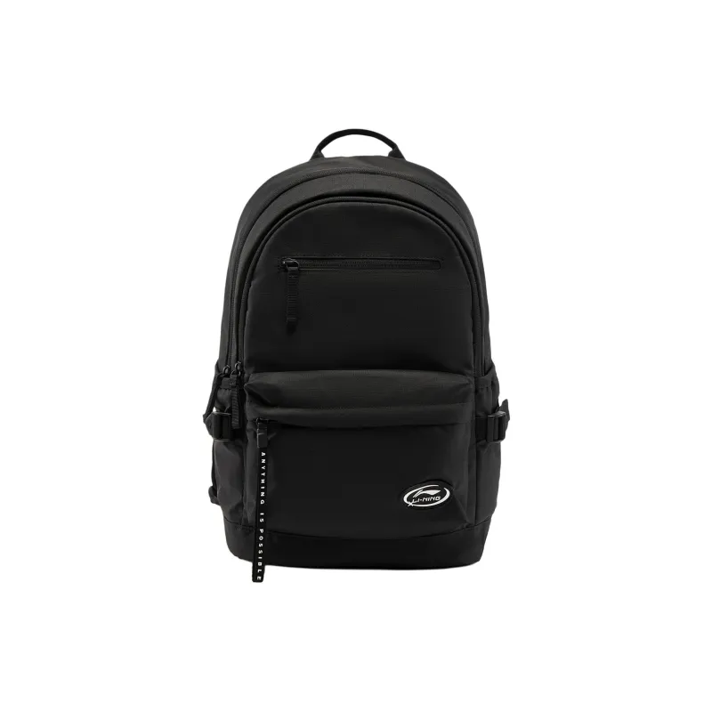 LiNing Polyester Backpack Unisex Black-0