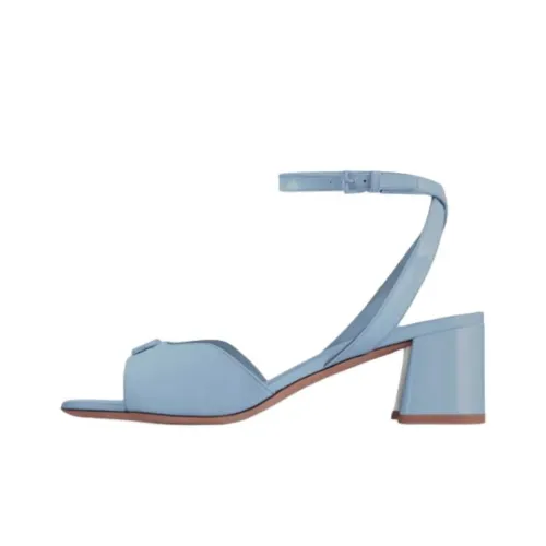 LOUIS VUITTON Swing One Strap Sandals 5.5cm Women's Light Blue