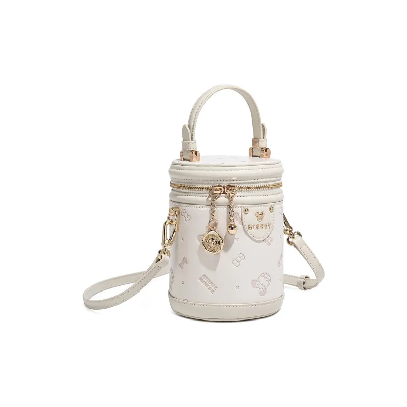 Disney Minnie Series PU Bucket Bag, Shoulder Bag, Crossbody Bag, Handbag Women's Pink-13