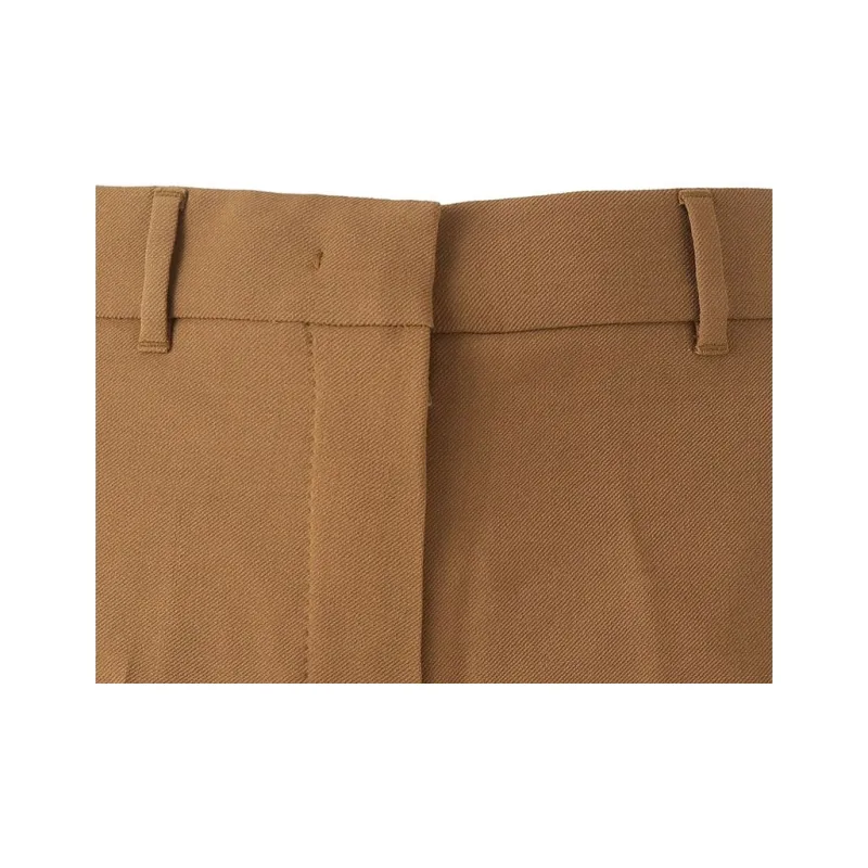 MaxMara Studio Suit Trouser Women's Camel Brown-3