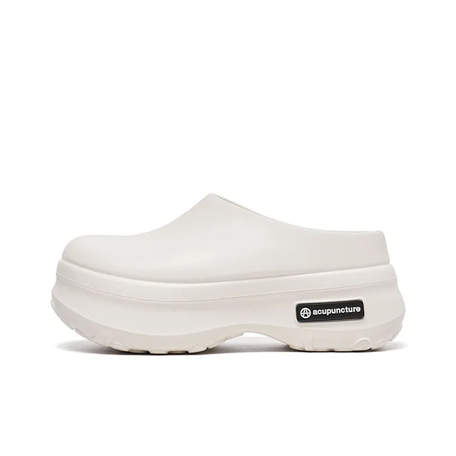 Acupuncture Rubber Sole Closed Toe Slippers Women's-10