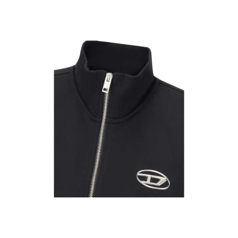 DIESEL S Ginni Zip OD High Neck Sweatshirt-2