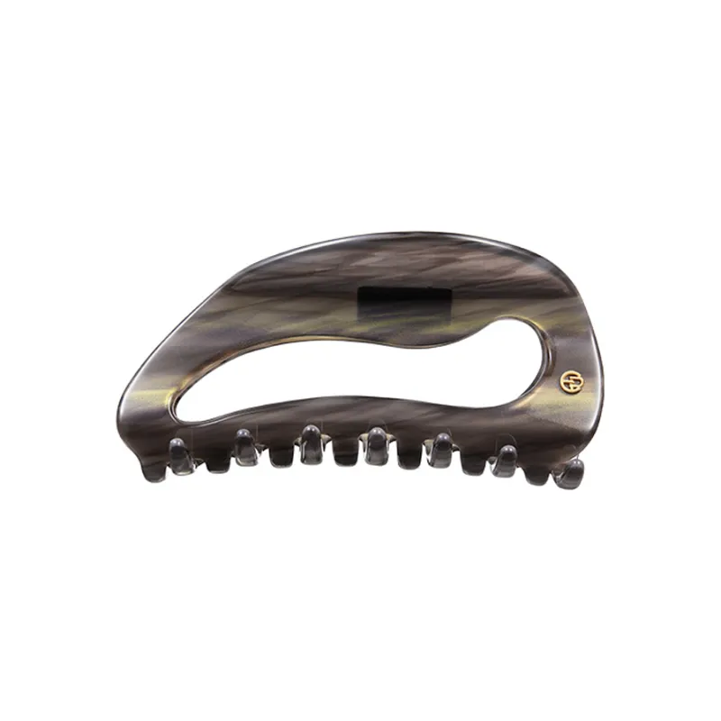 EVITA PERONI Acetate Plate Hair Clips Women's Gray-0