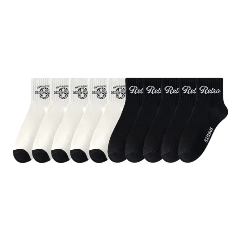 7 SEVFUN Unisex Mid-Calf Socks-44