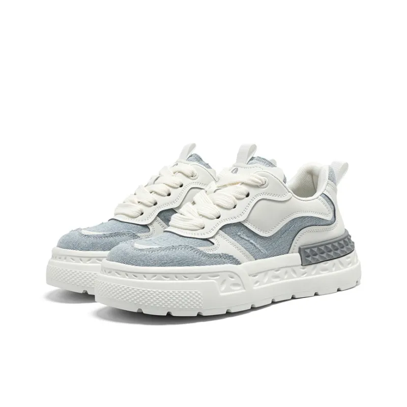 NAVIGARE Low Top Casual Shoes Men's White Blue-5