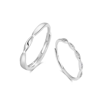 BLANK IN BLANK Sterling Silver Rings Unisex