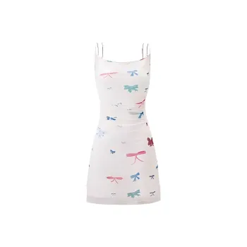 SISC Slip Dresses Women's White