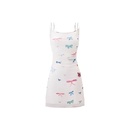 SISC Slip Dresses Women's White