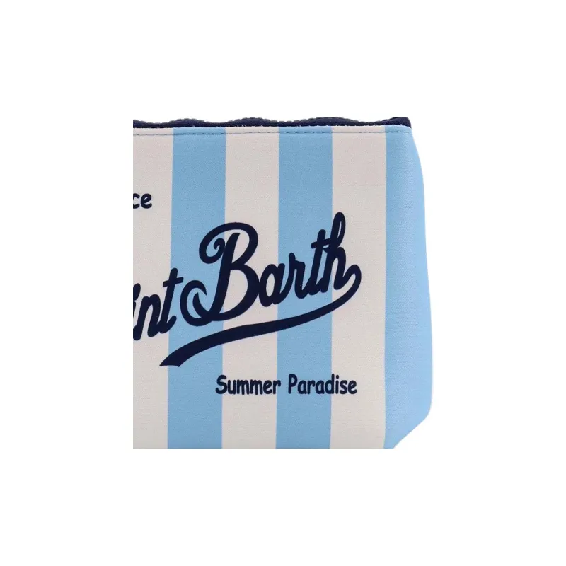 MC2 SAINT BARTHELEMY Elastane With Polyester Clutch Men's Blue & White-2