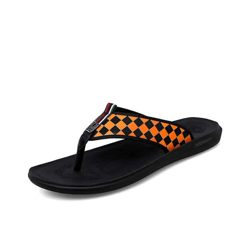 XIMO BULL Rubber Sole Slip Resistant Flip Flops Unisex-11
