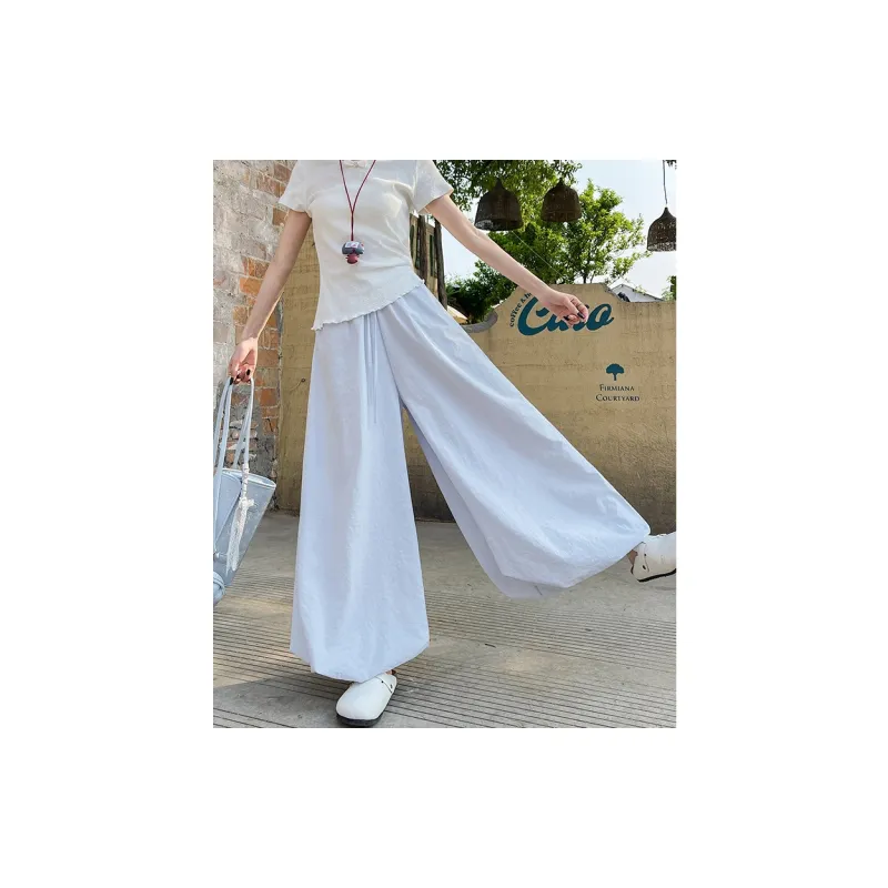 Flowers In Water Casual Pants Women's-3
