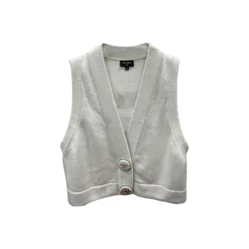 CHANEL 22A Tank Top Women's White