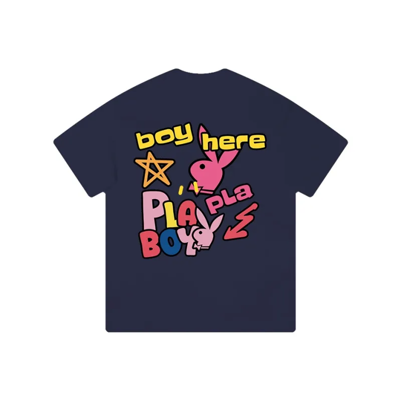 Playboy Short Sleeved T Shirt Unisex-2
