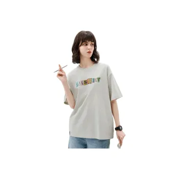 714STREET Drop Shoulder Sleeve T Shirt Women's
