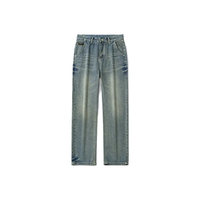 Go it alone Jeans Unisex Light Vintage Blue-0