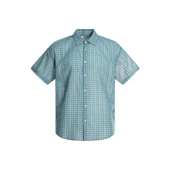 GBXM Shirts Unisex Blue Plaid Color
