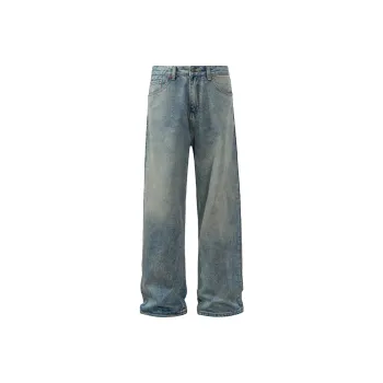 HKRXEC Jeans Men Blue
