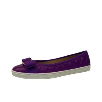 FERRAGAMO Vara Casual Single Shoes Women's Purple